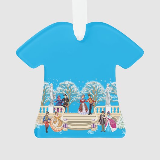 冬の散歩 オーナメント (裏面)