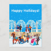 冬の散歩 シーズンポストカード (正面)