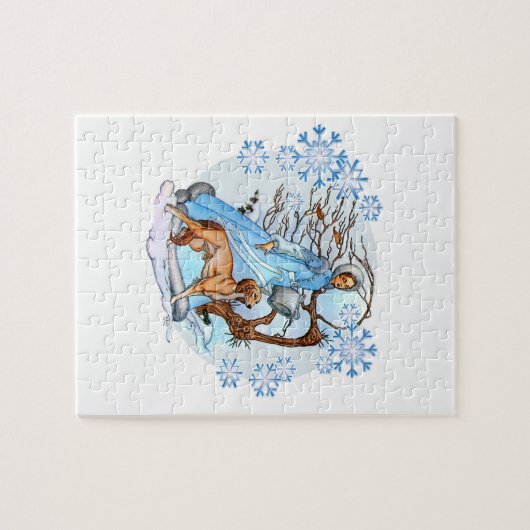 冬の散歩 ジグソーパズル (横)