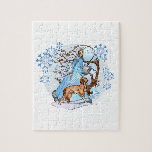 冬の散歩 ジグソーパズル (縦)