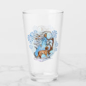 冬の散歩 タンブラーグラス (裏面)