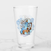 冬の散歩 タンブラーグラス (正面)