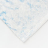 冬の散歩 フリースブランケット (角)