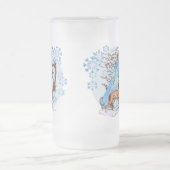 冬の散歩 フロストグラスビールジョッキ (中央)