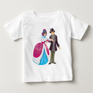 冬の散歩 ベビーTシャツ