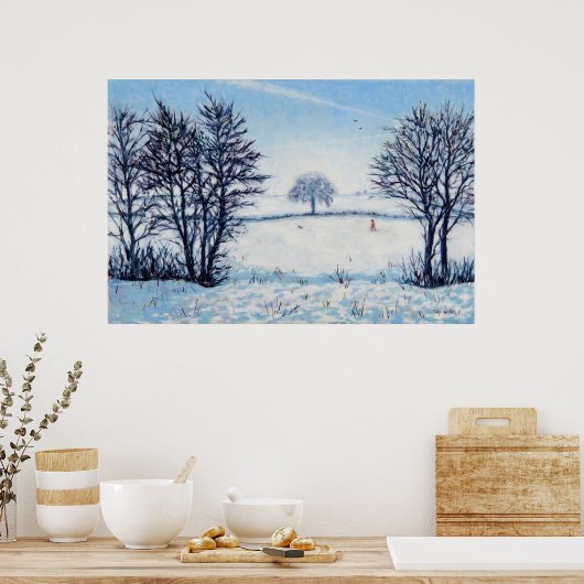 冬の散歩 ポスター (キッチン)