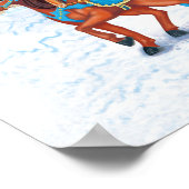 冬の散歩 ポスター (角)