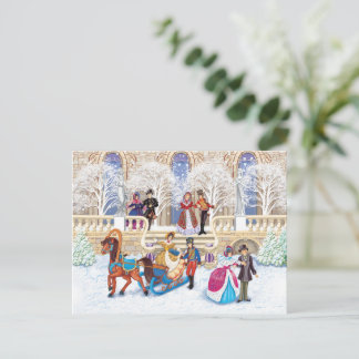 冬の散歩 ポストカード