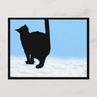 冬の散歩 ポストカード