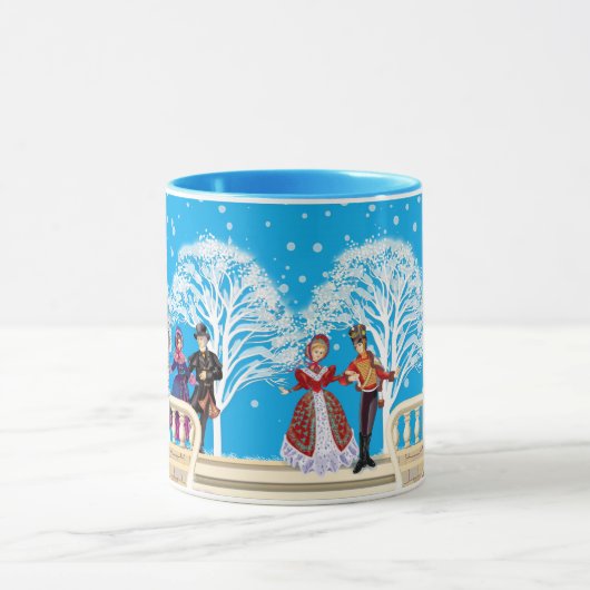 冬の散歩 マグカップ (中央)