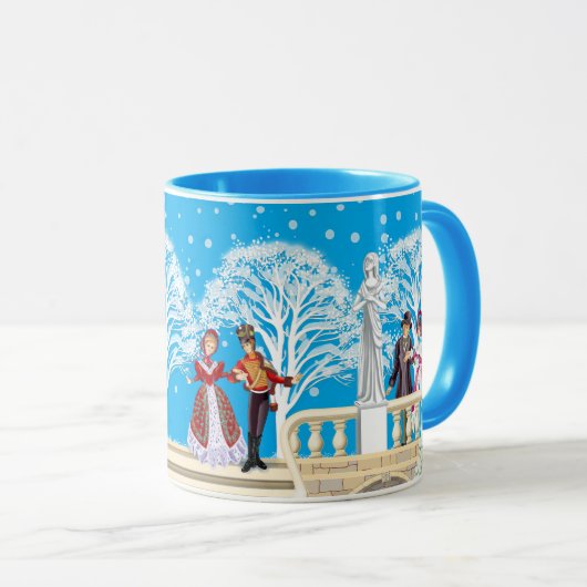 冬の散歩 マグカップ (正面右)