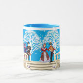 冬の散歩 マグカップ (中央)