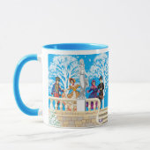 冬の散歩 マグカップ (左)