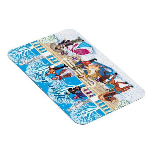 冬の散歩 マグネット (右側)