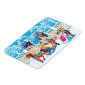 冬の散歩 マグネット (左側)