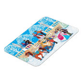 冬の散歩 マグネット (左側)