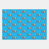 冬の散歩 ラッピングペーパーシート (正面2)