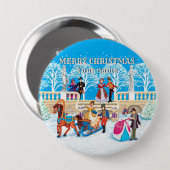 冬の散歩 缶バッジ (正面&裏面)