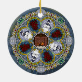 冬の新しいオーナメント セラミックオーナメント (裏面)