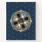 冬の新しいスパイラルノート ノートブック (裏面)