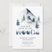 冬の新天地引越しのお知らせ 招待状 (正面)