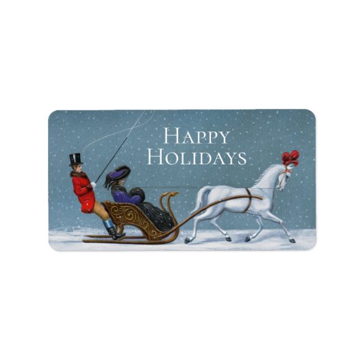 冬の旅行者 ラベル (正面)