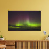 冬の日のキャンバス上の北の光 キャンバスプリント (インサイチュ (リビング))