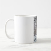 冬の日のマグのシカゴの通り コーヒーマグカップ (左)