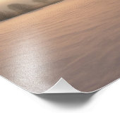 冬の日の出のオランダ写真 フォトプリント            (角)