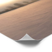 冬の日の出オランダポスター ポスター (角)