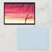 冬の日の出鮮やかの可能性の名刺 名刺 (正面/裏面)