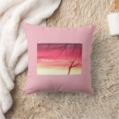 冬の日の出 クッション (ブランケット)