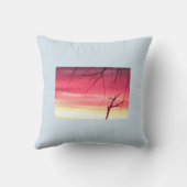 冬の日の出 クッション (裏面)