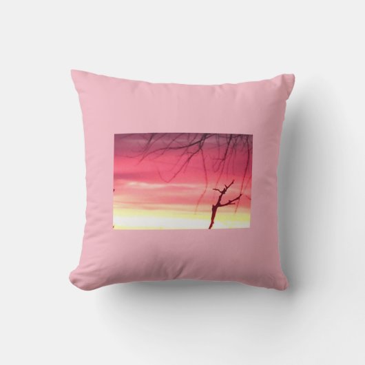 冬の日の出 クッション (正面)