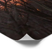 冬の日の出II ポスター (角)