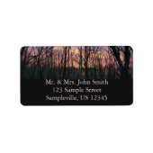 冬の日の出II ラベル (正面)