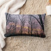 冬の日の出II ランバークッション (ブランケット)