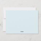 冬の日の家の並び シーズンカード (裏面)