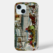 冬の日クリスマスシーン Case-Mate iPhoneケース (裏面)