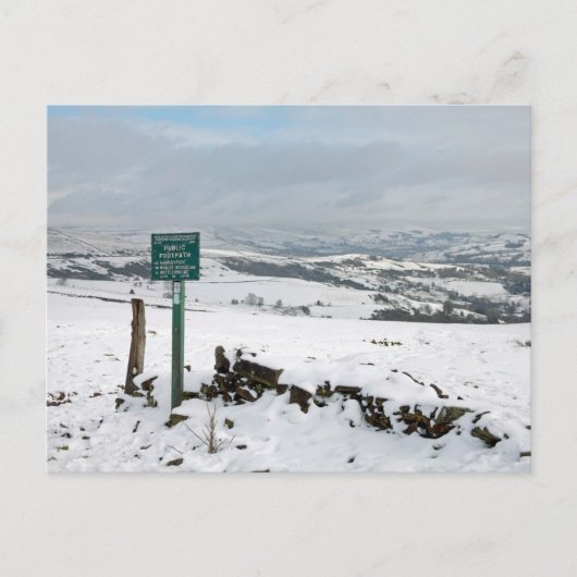 冬の日ボウストーンゲート ポストカード (正面)