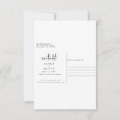 冬の日付の保存 セーブザデート (裏面)