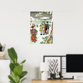 冬の日本の景色 ポスター (ホームオフィス)