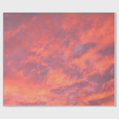 冬の日没の包装紙 ラッピングペーパー (フラット)