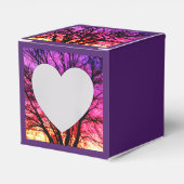 冬の日没の木 フェイバーボックス (正面サイド)