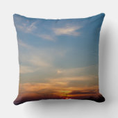 冬の日没の空 クッション (裏面)