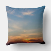 冬の日没の空 クッション (裏面)