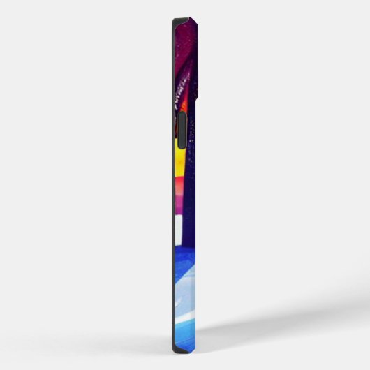 冬の日没を楽しむ家族 Case-Mate iPhoneケース (裏面 / 右)