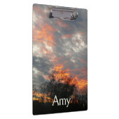 冬の日没自然景観写真 クリップボード (右)