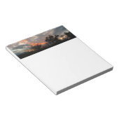 冬の日没自然景観写真 ノートパッド (アングル)