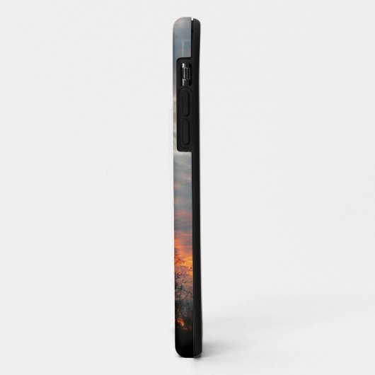 冬の日没自然景観写真 Case-Mate iPhoneケース (裏面/左)